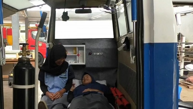 Kreatif, Siswa SMK Negeri Sumsel Ciptakan Motor Ambulans Berbiaya Rp35 Juta