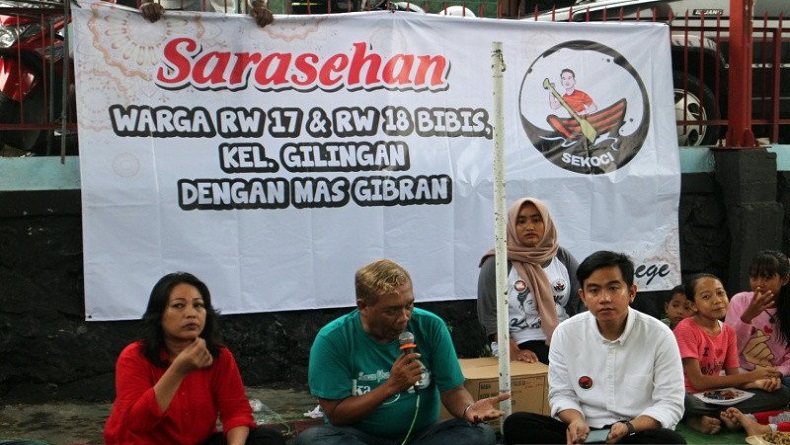 Nama Belum Muncul Direkomendasi PDIP, Gibran Tetap Blusukan