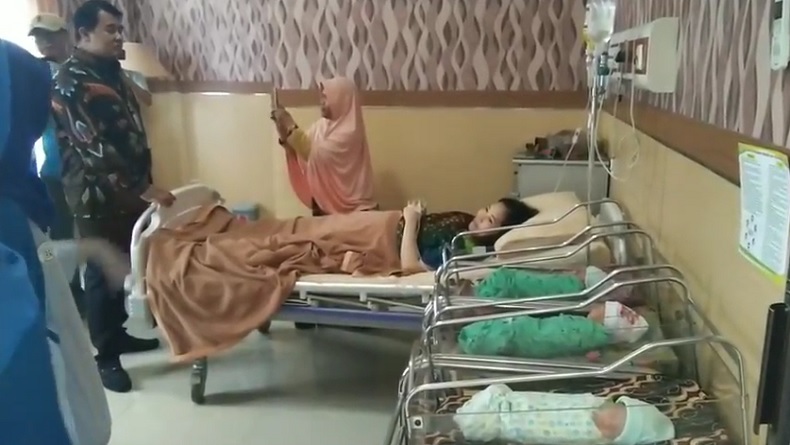 Tanggal Cantik 20-02-2020, Ibu di Banyumas Lahirkan 3 Bayi Kembar