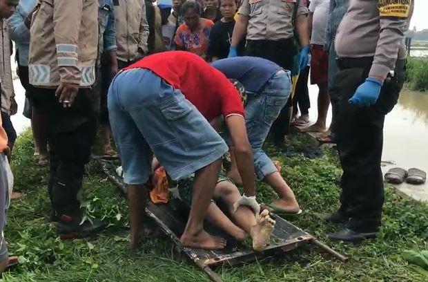 Mayat Perempuan Paruh Baya Tanpa Identitas Ditemukan di Pinggir Sungai Pamanukan Subang