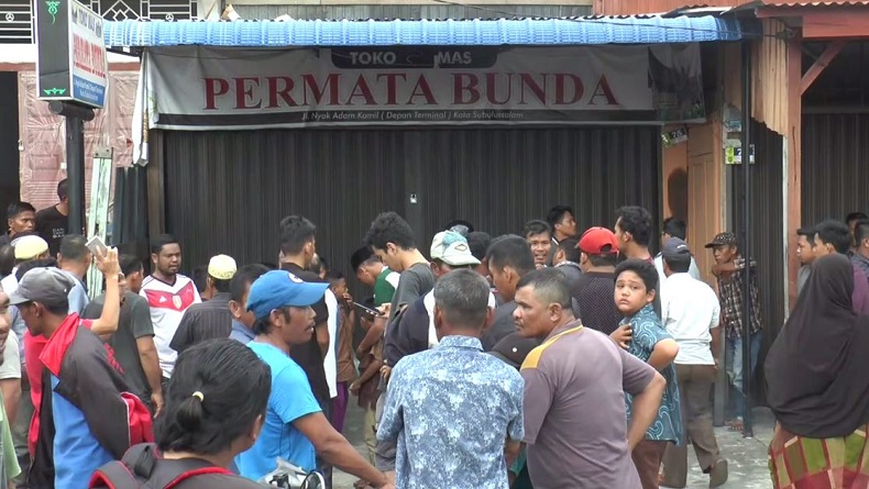 Toko Emas di Subulussalam Dirampok, Pemilik Ditemukan Nyaris Tewas Bersimbah Darah
