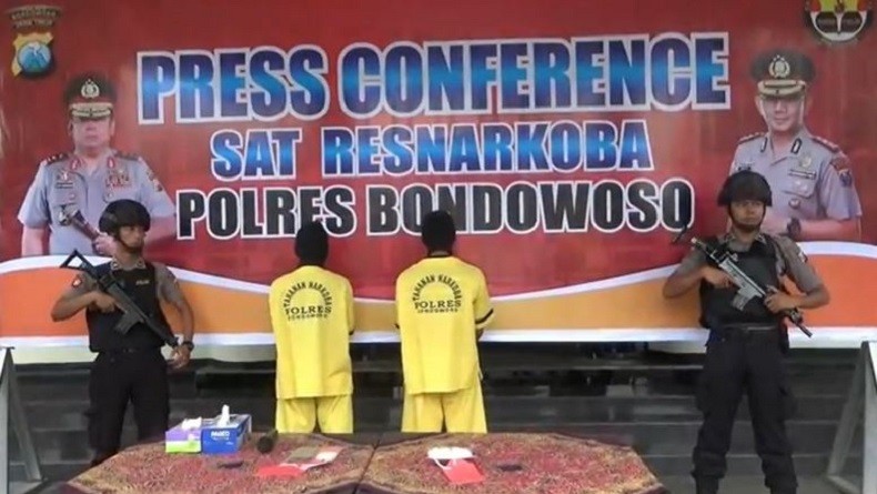2 Pengedar Narkotika di Bondowoso Ditangkap, Seorang di Antaranya Masih di Bawah Umur