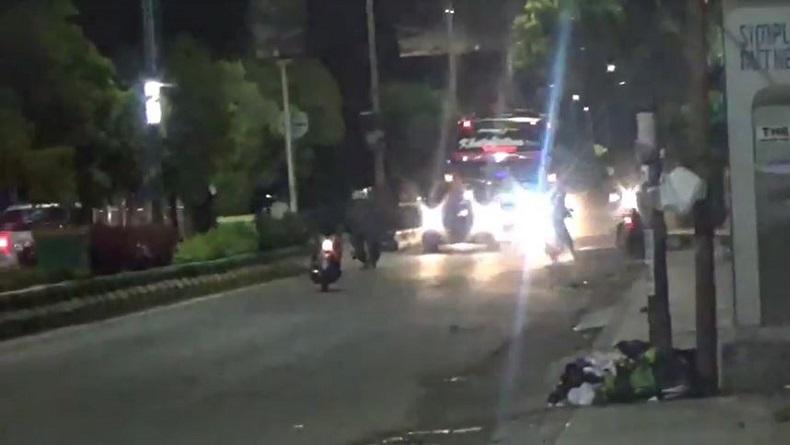 Begini Detik-Detik Polisi Kepung Markas Geng Motor di Palopo