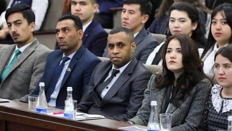 Putra Papua Steve Mara Pimpin Simulasi Sidang PBB di Uzbekistan