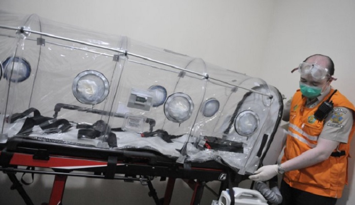 Kapsul Evakuasi Virus Korona Disiagakan di Bandara Ngurah Rai