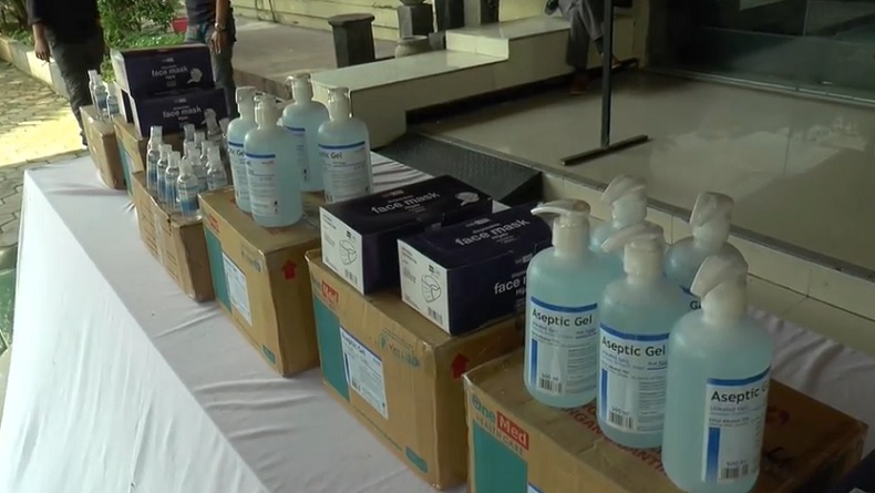 Ditangkap, Penimbun di Semarang Simpan 4.000 Masker dan 208 Botol Antiseptik