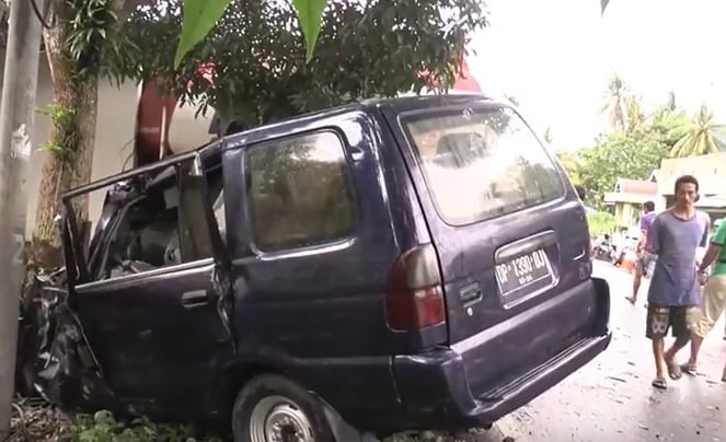Isuzu Panther Tabrak Truk Tangki Pertamina di Polewali Mandar, 2 Orang Tewas