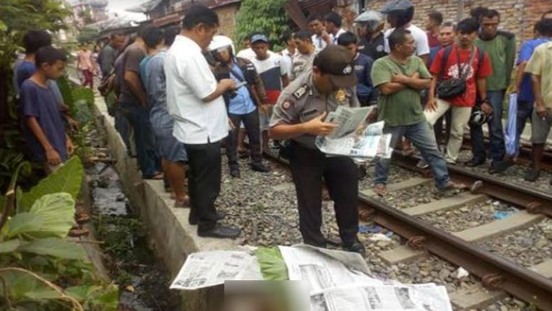 Pria Lanjut Usia di Pematangsiantar Tewas di Pinggir Rel, Diduga Tersambar Kereta