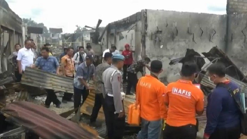 Pascakebakaran, Tim Laboratorium Forensik Mabes Polri Olah TKP di Pasar Baru Tuban