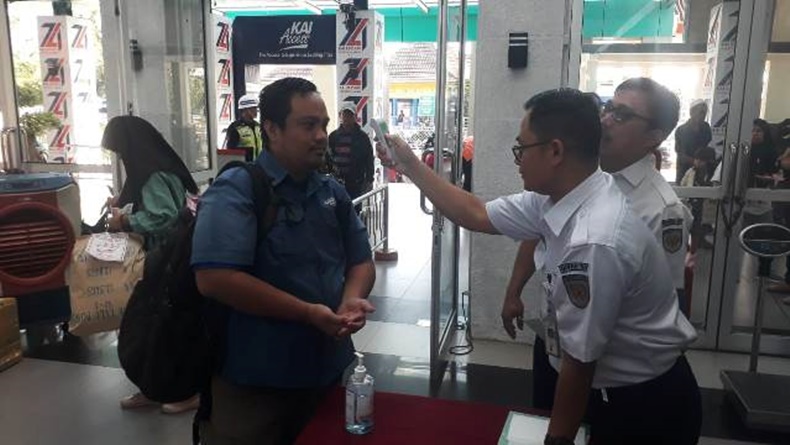 Cegah Virus Korona, Penumpang Kereta di Sumsel Wajib Cuci Tangan