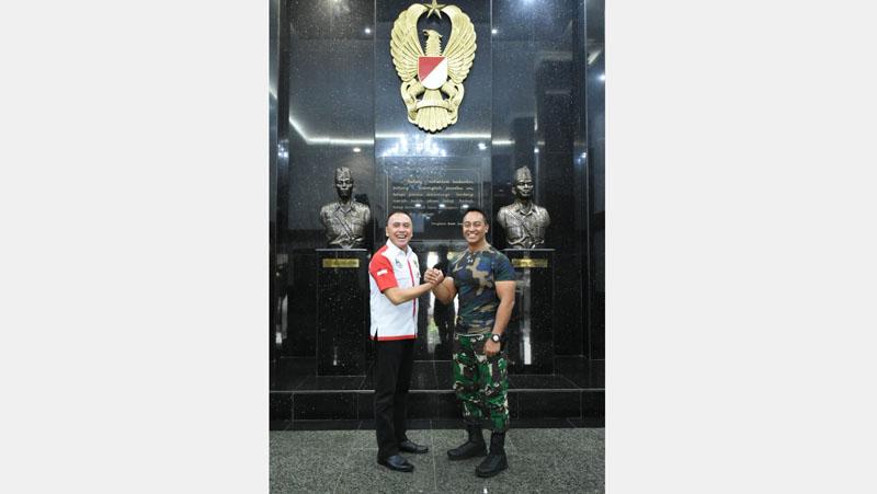 Ini Pesan KSAD Jenderal TNI Andika Perkasa kepada Ketum PSSI Mochamad Iriawan  - Bagian 10