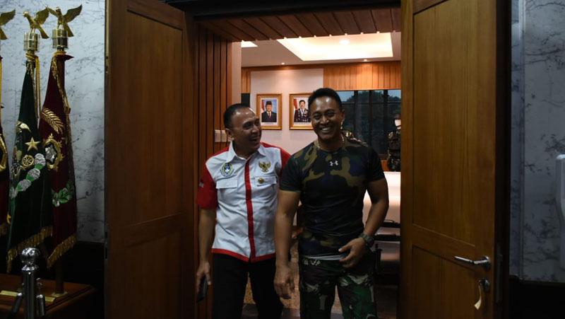 Ini Pesan KSAD Jenderal TNI Andika Perkasa kepada Ketum PSSI Mochamad Iriawan  - Bagian 4