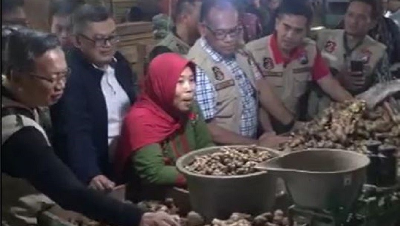 Harga Jahe Merah dan Kencur Naik 100 Persen, Polda Jatim dan KPPU Sidak Pasar
