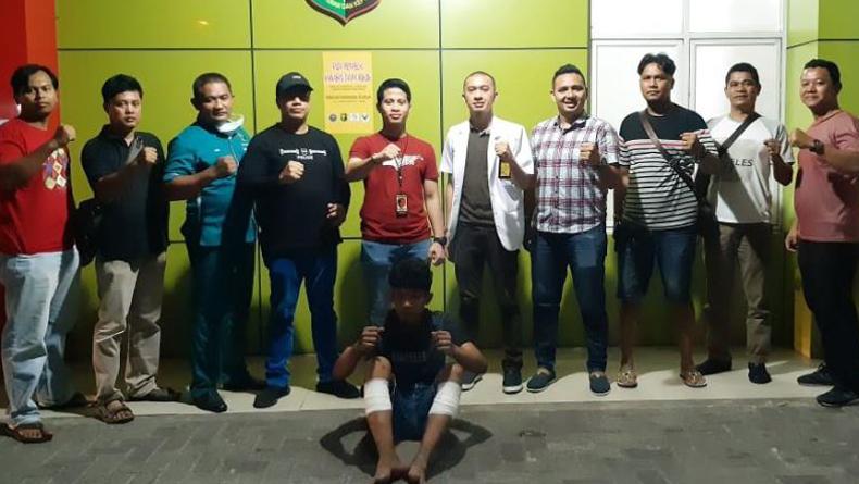 Pencuri di Sekretariat HMI Medan Ditangkap, Kedua Kaki Ditembak