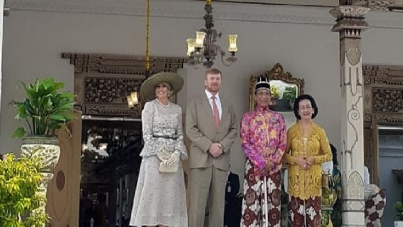 Begini Momen Raja dan Ratu Belanda saat Sowan ke Sri Sultan HB X