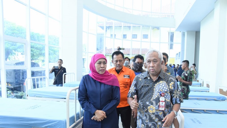 Antisipasi Lonjakan Kasus Covid-19, Pemprov Jatim Siapkan 132 Ruang Isolasi Tambahan