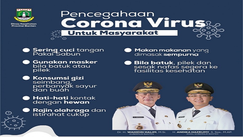 Update Corona di Banten per 9 April: Pasien Positif 218, Meninggal 20, dan 7 Sembuh