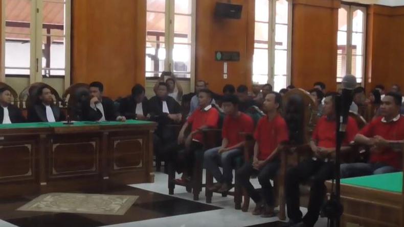 5 Pembunuh Anggota Ormas di Medan Dihukum 6 Tahun Penjara