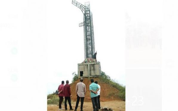 Kerangka Patung Yesus di Tapanuli Utara Dibongkar, Bupati Minta Maaf