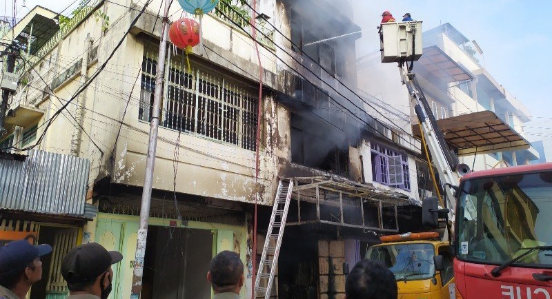 3 Ruko di Pematangsiantar Terbakar, 1 Orang Tewas