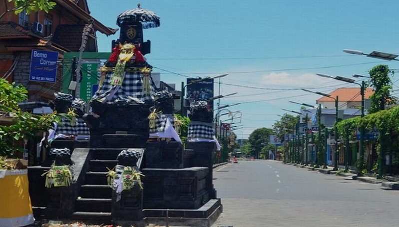 title Sehari Jelang Nyepi, Tak Ada Ogoh-Ogoh Berjejer di Jalanan Bali Sehari Jelang Nyepi, Tak Ada Ogoh-Ogoh Berjejer di Jalanan Bali