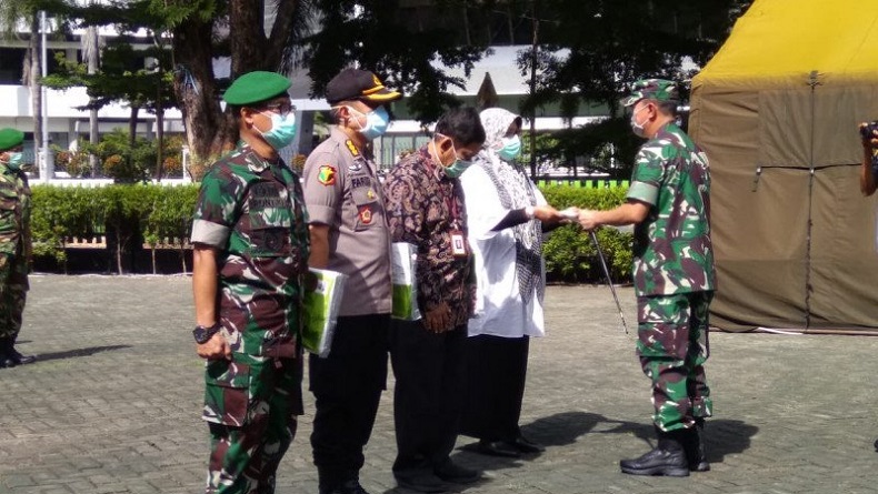 14 RS Rujukan Covid-19 di Sulsel, Sulbar dan Sultra Terima APD dari BNPB