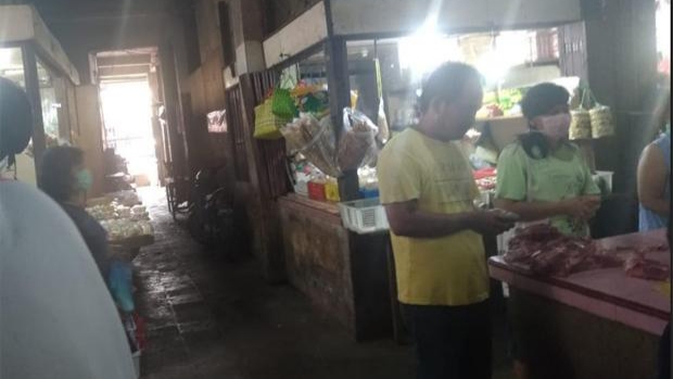 Pedagang Pasar Horas Resah Diterpa Isu Larangan Berjualan akibat Corona