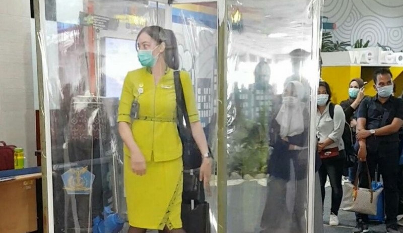 Cegah Corona, Bandara Kualanamu Operasikan Ruang Sterilisasi bagi Penumpang