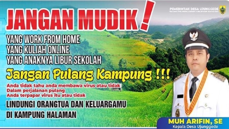 Viral Pengumuman Kades di Pemalang Larang Warga Mudik