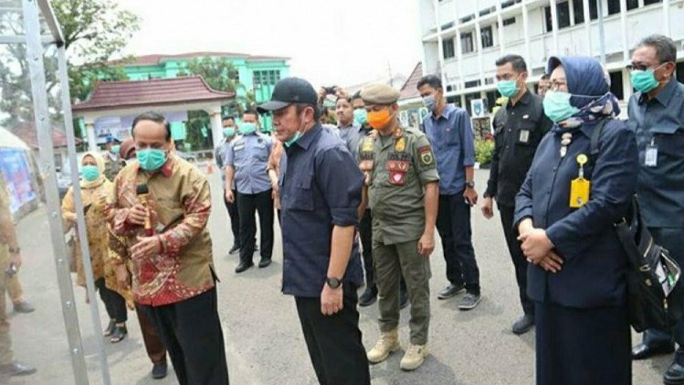 title Darurat Corona, Pemprov Sumsel Dirikan Posko Covid-19 di Kantor Gubernur Darurat Corona, Pemprov Sumsel Dirikan Posko Covid-19 di Kantor Gubernur
