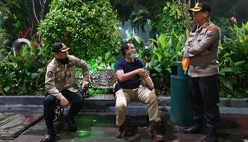 Razia Pencegahan Virus Corona, Polda Jatim Amankan 887 Orang