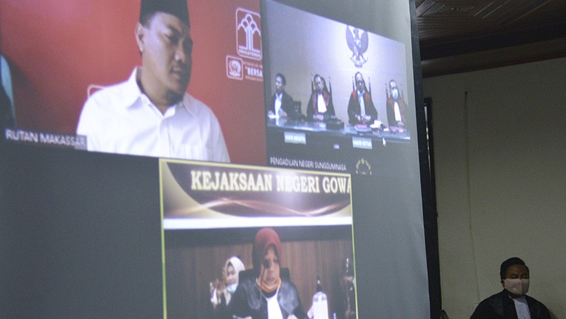 Begini Suasana Persidangan dengan Sistem Telekonferensi di Sulsel - Bagian 2