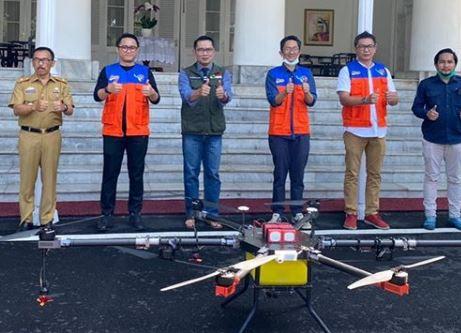 Ridwan Kamil Akan Bagikan Drone Disinfektan ke 27 Kota dan Kabupaten