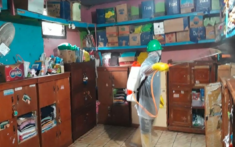 Cegah Corona, NU Peduli Semprot Disinfektan Seluruh Ponpes di Semarang