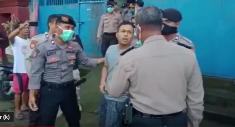 Polisi Bubarkan Kerumunan Warga di Pasar Burung Mataram, 1 Orang Diamankan