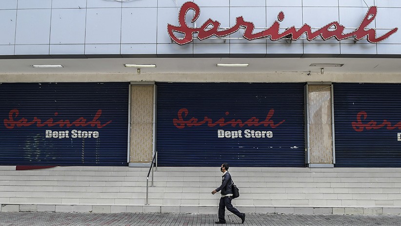 Suasana Jakarta saat Pemberlakuan PSBB untuk Cegah Penyebaran Virus Corona - Bagian 1