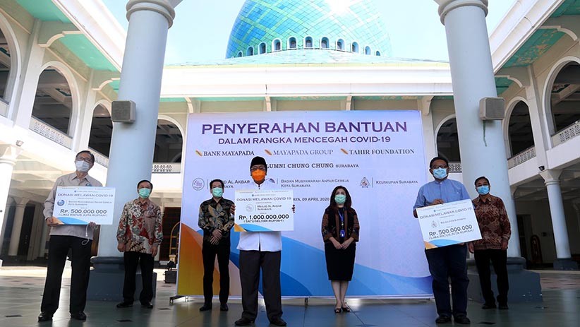 Bantu Masyarakat Terdampak Covid-19 di Surabaya, Mayapada Group Serahkan Donasi Rp2 M - Bagian 1