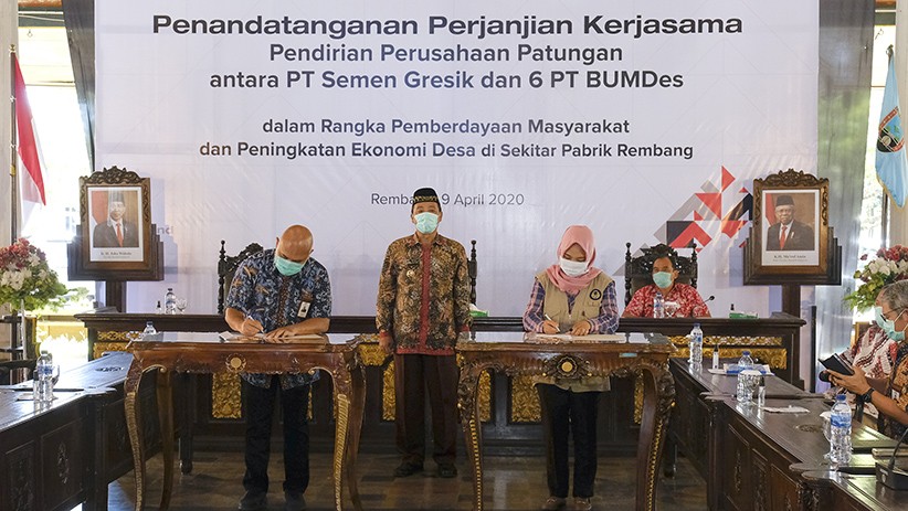 SIG Memprakarsai Pendirian Perusahaan Patungan dengan BUMDes di Kabupaten Rembang - Bagian 1