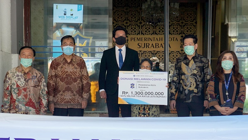 Mayapada Group Donasikan Rp1,3 Miliar kepada Pemkot Surabaya