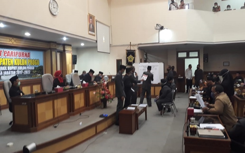 Kursi Wakil Bupati Kulonprogo Diisi Fajar Gegana dengan Perolehan 28 Suara