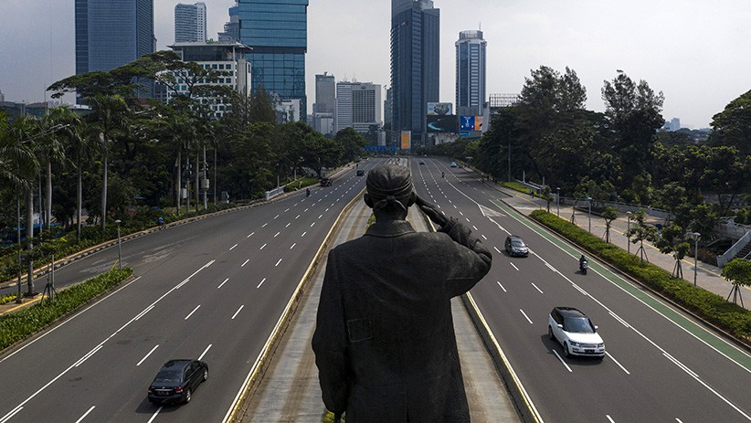 Suasana Jakarta pada Hari Pertama Pemberlakuan PSBB - Bagian 1
