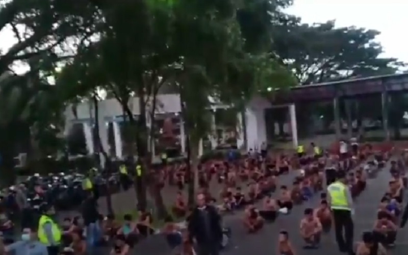 Nekat Balap Liar di Tengah Wabah Corona, 207 Remaja Malang Digerebek Polisi