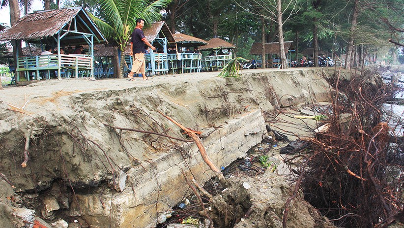 Terkikis Gelombang Laut, Kerusakan di Garis Pantai Aceh Barat Meluas - Bagian 2