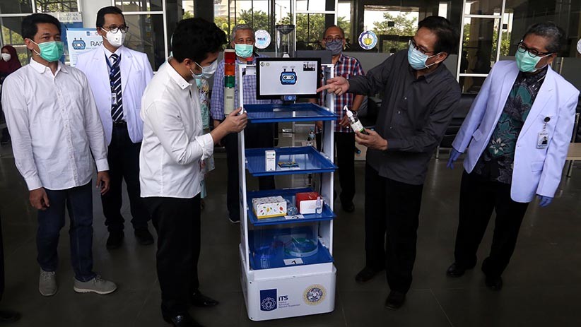 Penampakan Raisa, Robot Pelayanan Medis Karya ITS Surabaya - Bagian 2