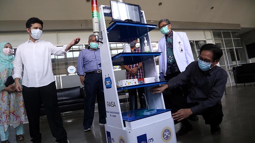 Penampakan Raisa, Robot Pelayanan Medis Karya ITS Surabaya - Bagian 1