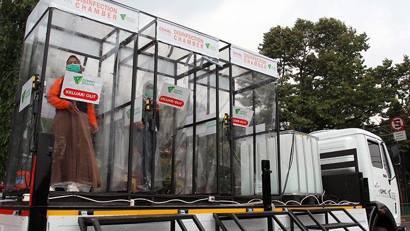 Bilik Disinfektan Mobile Disiapkan untuk Warga Tangerang Selatan - Bagian 1