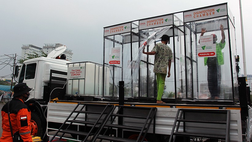 Bilik Disinfektan Mobile Disiapkan untuk Warga Tangerang Selatan - Bagian 2