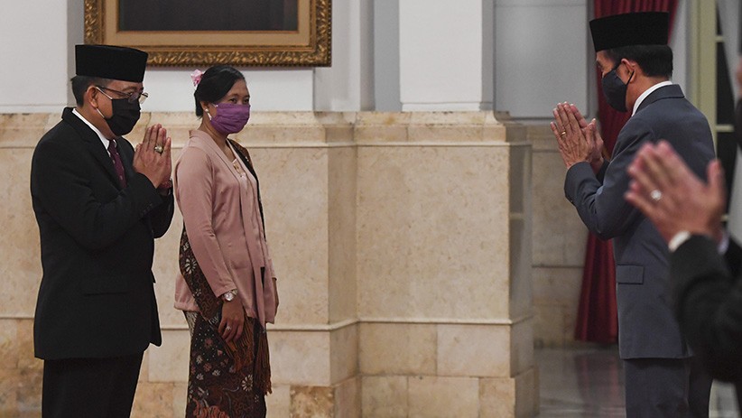 Presiden Jokowi Lantik Komisioner KPU Pengganti Wahyu Setiawan - Bagian 1