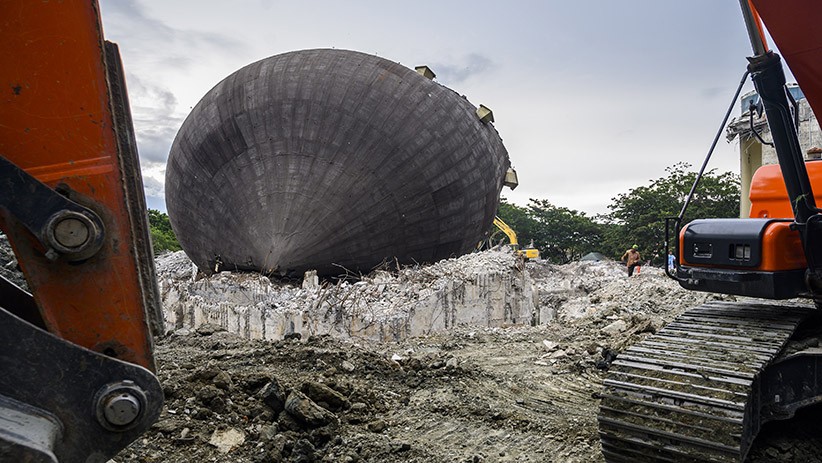 Rusak Berat akibat Gempa, Masjid Terbesar di Sulawesi Tengah Dibongkar - Bagian 3