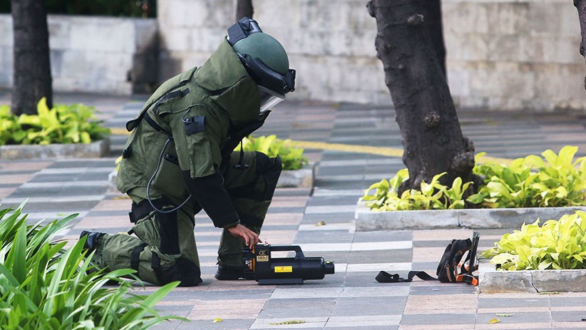 Tim Gegana Amankan Tas Mencurigakan di Depan Hotel Kempinski - Bagian 1